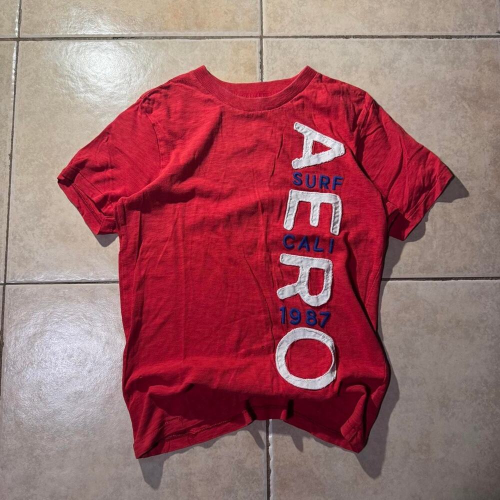 Vintage y2k 2000s red aeropostale tee Size XS in Womens